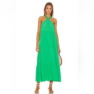 Show Me Your MuMu Green Midi Dress
